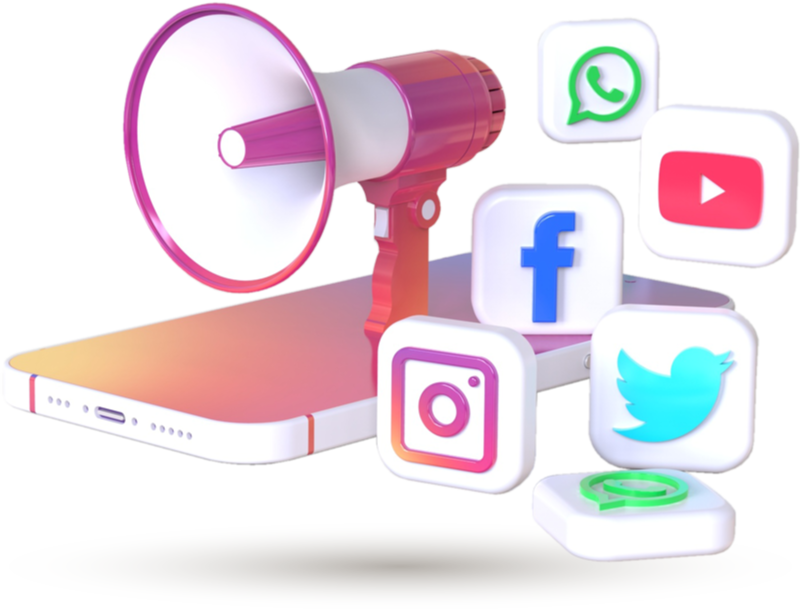 Social Media Marketing - Illustration